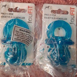 New Listing!! Brand New FouFit Paci-Chew For Dogs- 2 CT